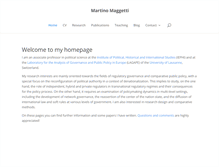 Tablet Screenshot of maggetti.org